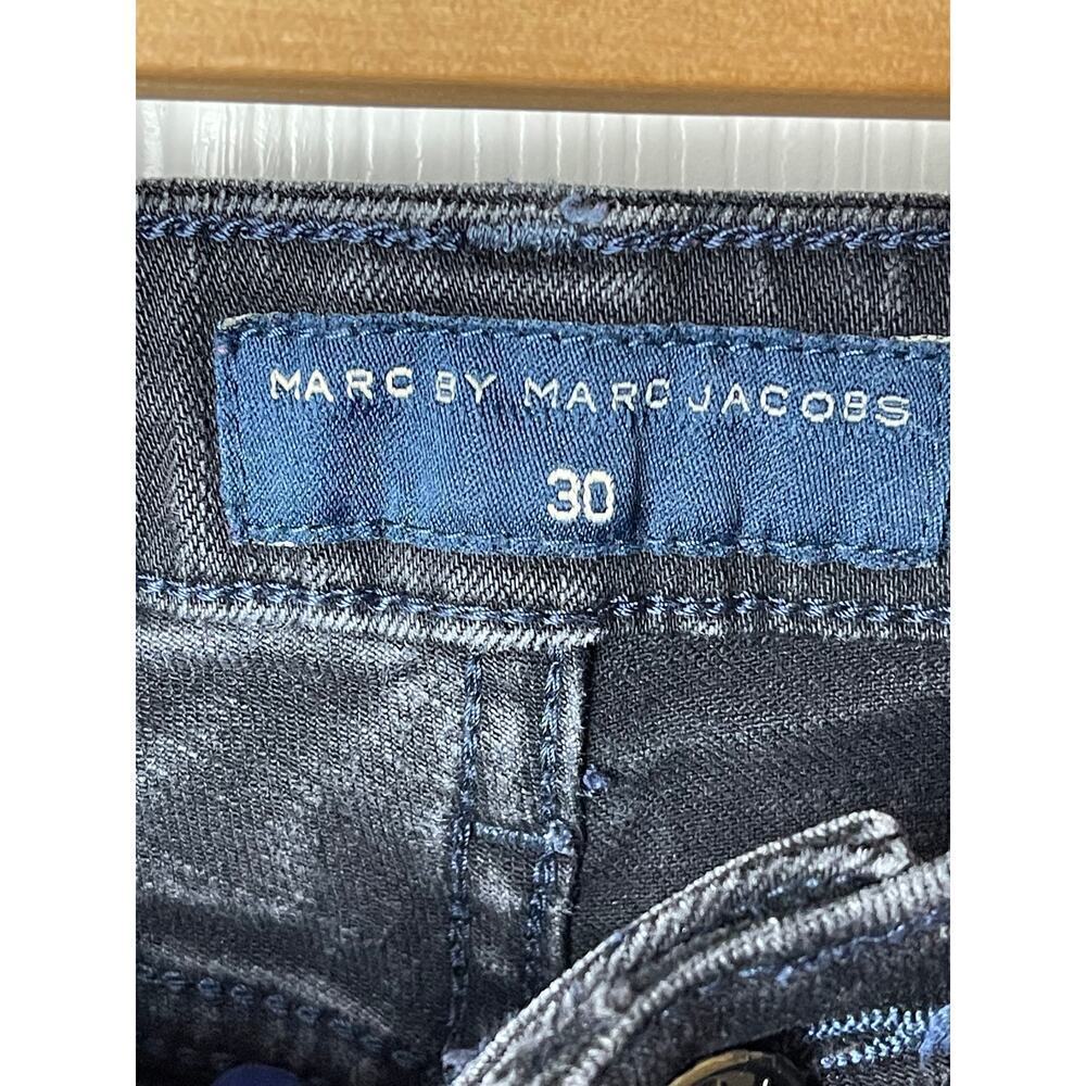 MJ Marc By Marc Jacobs Chrissie 003 Black Low Rise Skinny Jeans Size 30 - Picture 5 of 7